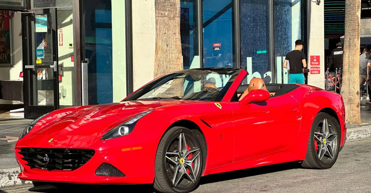 20 Min Ferrari Driving Tour in Hollywood