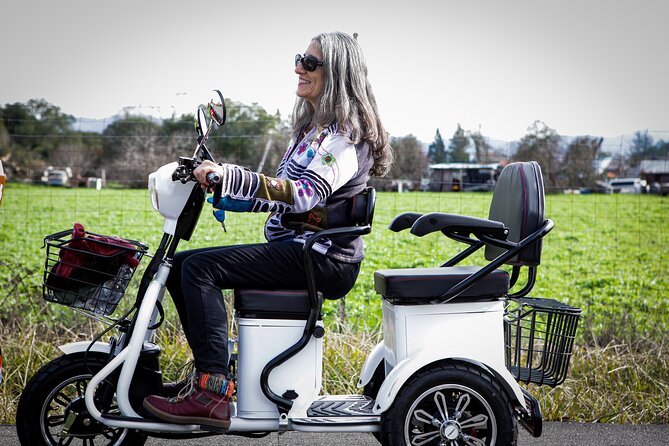 3-Hour Guided Wine Country Tour in Sonoma on Electric Trike