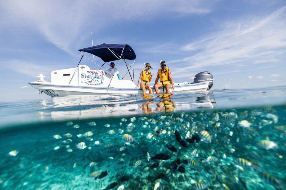 3 in 1 Snorkeling, Parasailing, With Meco Ruins Free