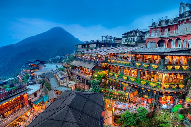 7-Hour Jiufen Night View, Shifen Waterfall & Raohe Market Tour - Tour Highlights