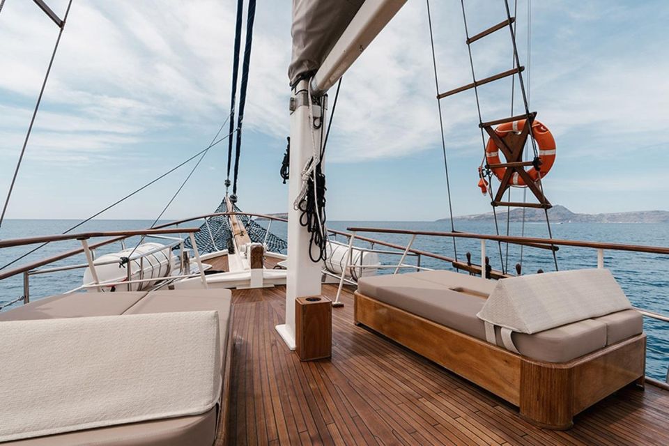 Adonis Luxury Schooner Santorini Full Day Cruise