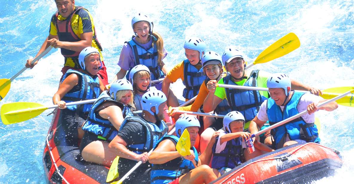 Alanya: Full Day Whitewater Rafting With Lunch and Transport