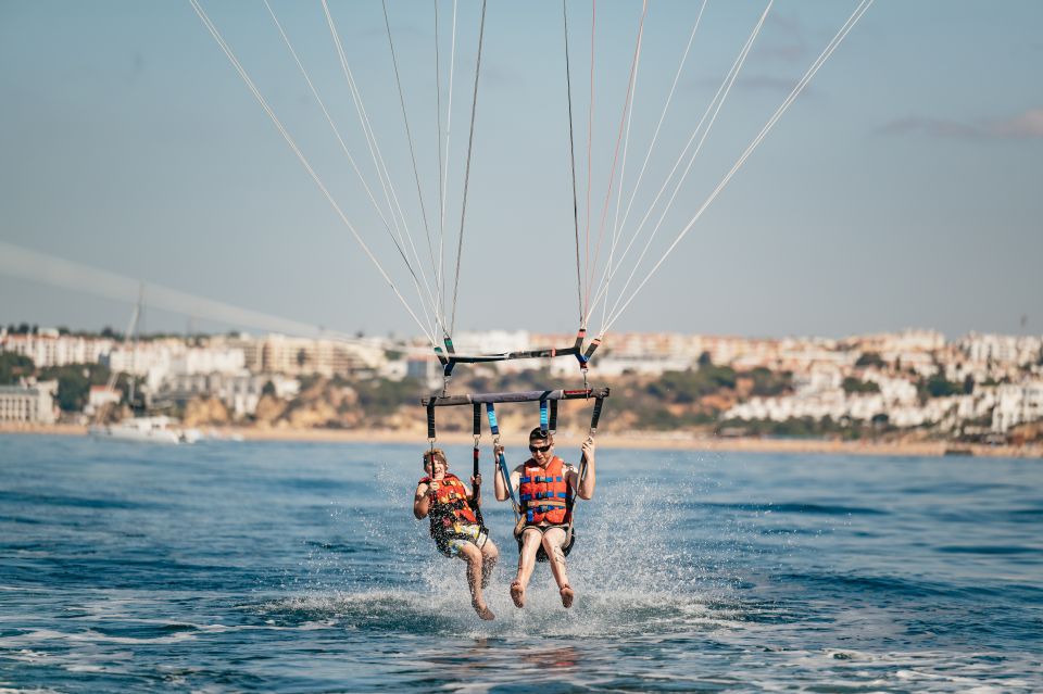 Albufeira: Parasailing Boat Trip