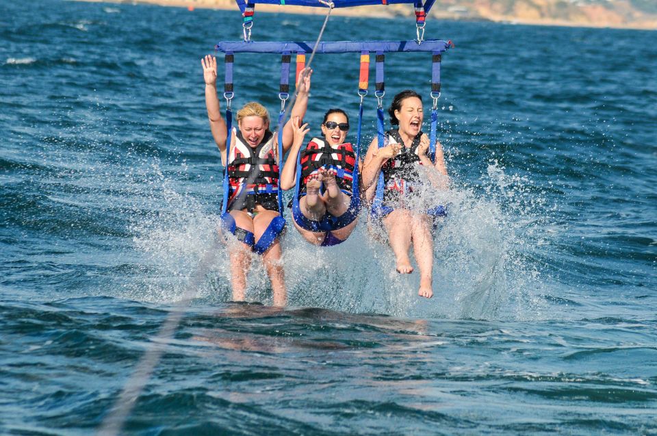 Albufeira: Single, Double or Triple Parasailing Tour