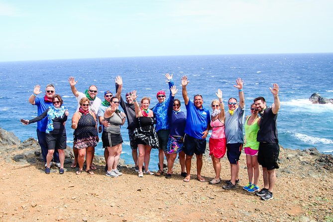 Aruba Jeep Tour: Natural Pool, Caves, and Baby Beach Adventure