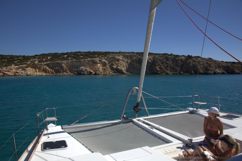 Athens: Full-Day Private Catamaran Cruise With Meal & Drinks