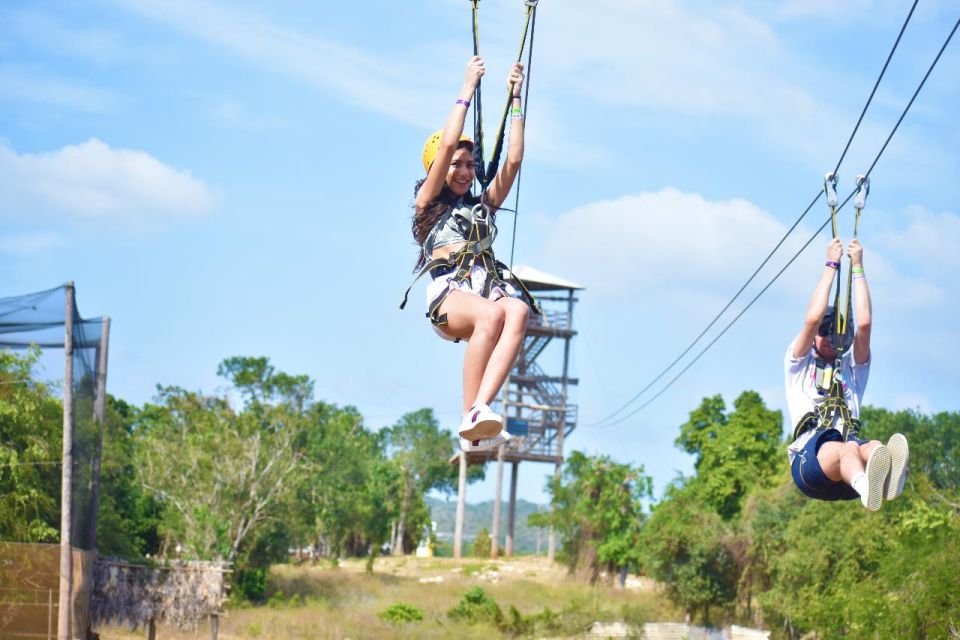 Atv Adventure and Ziplines With Private Transportation
