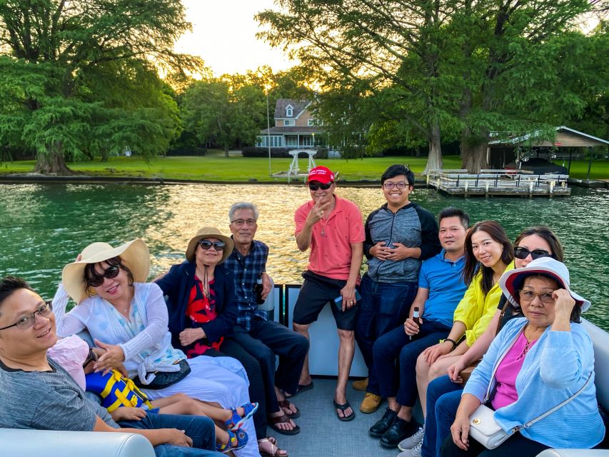 Austin: Lake Austin Guided Boat Tour With Full Sun Shading