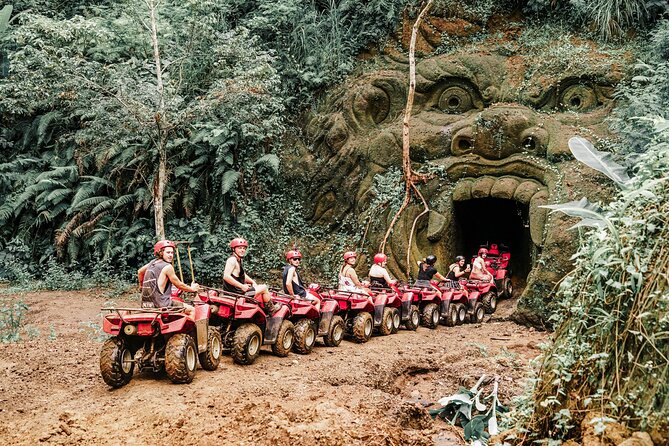 Bali ATV Through Tunnel, Jungle, Waterfall and Monkey Forest Tour