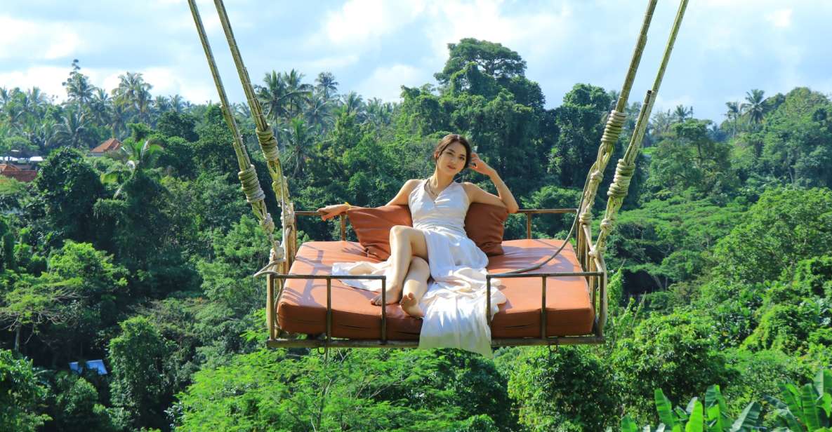 Bali: Ubud Swing & White Water Rafting With Private Transfer