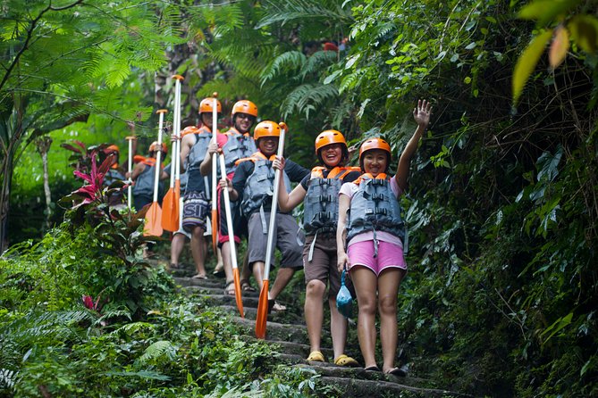 Bali White Water Rafting With Yellow Garden