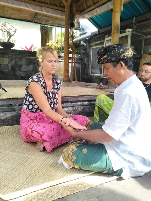 Balinese Purification Ritual and Local Healer Visit