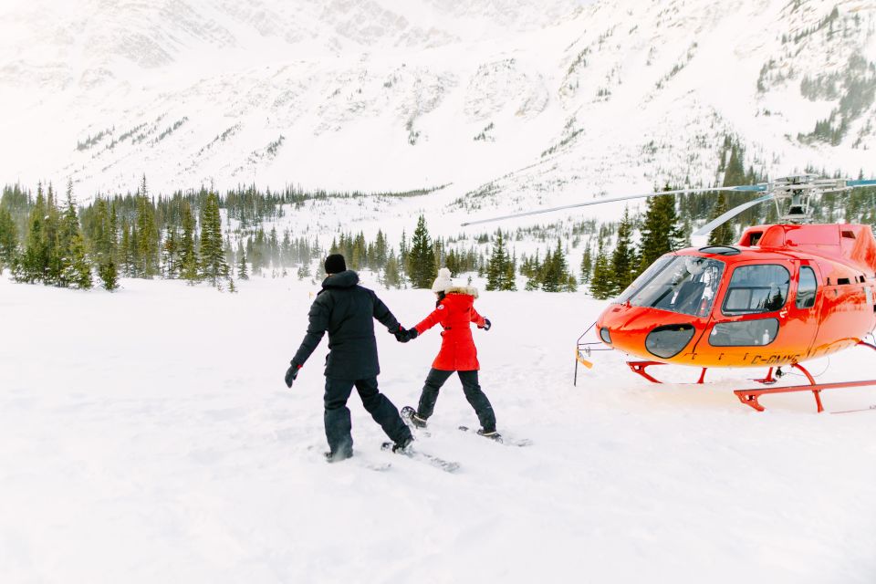 Banff/Jasper: Canadian Rockies Helicopter & Snowshoe Tour