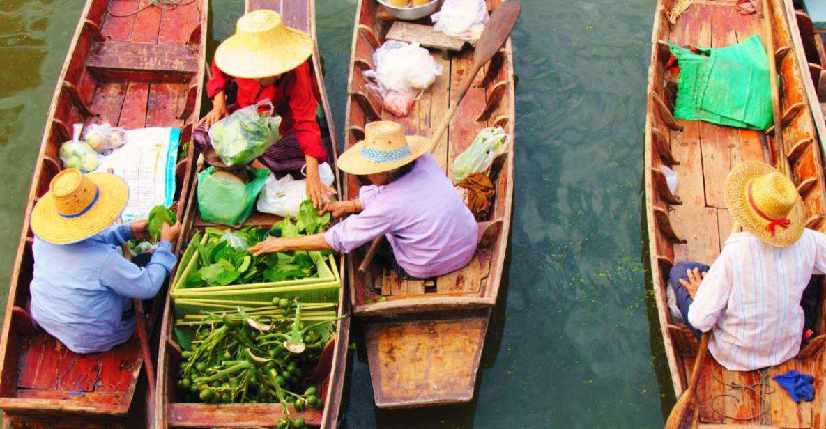 Bangkok: Damnoen Saduak Floating & Train Markets Guided Tour