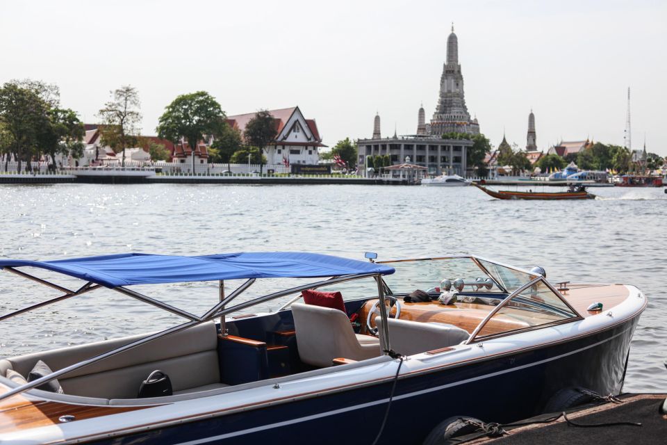 Bangkok: Private Luxury Speedboat Chaophraya River Cruise