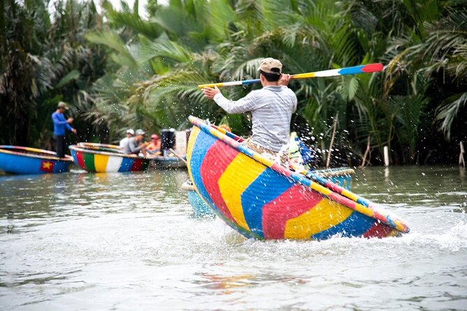 Basket Boat Ride, Coconut Forest, Sunset and Hoi An Town by Night