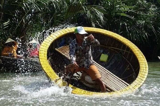 Basket Boat Tour From Da Nang/Hoian by Lunch & Cafe Class Private