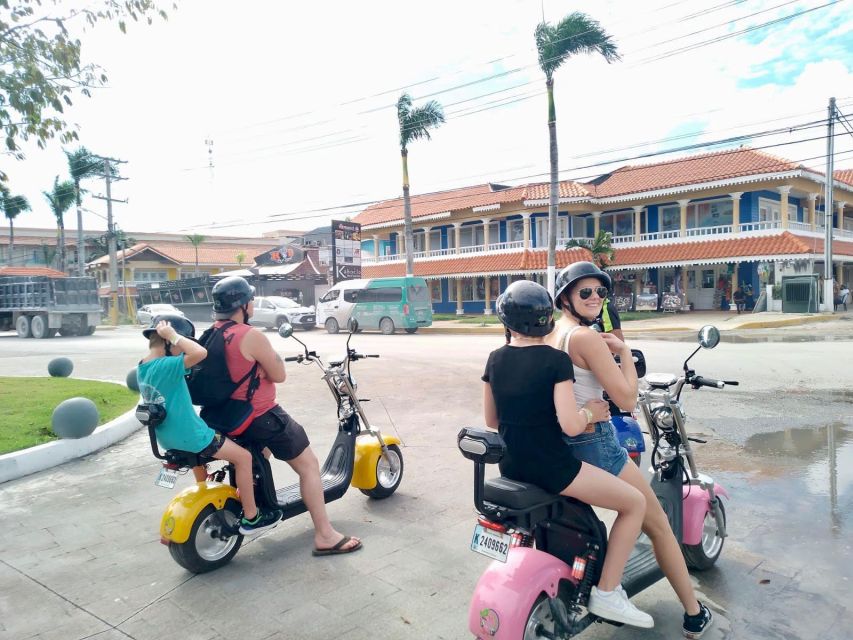 Bavaro Punta Cana: City Tour With Harley Models E-Scooters
