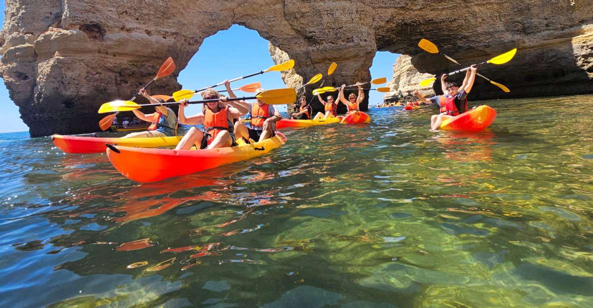 Benagil Beach: Kayak Rental With Caves and Cliffs