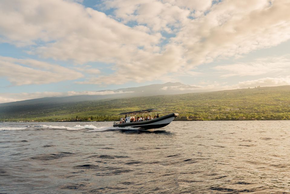 Big Island: Kona Super Raft Sunset Cruise - Unique Luxury Super Raft