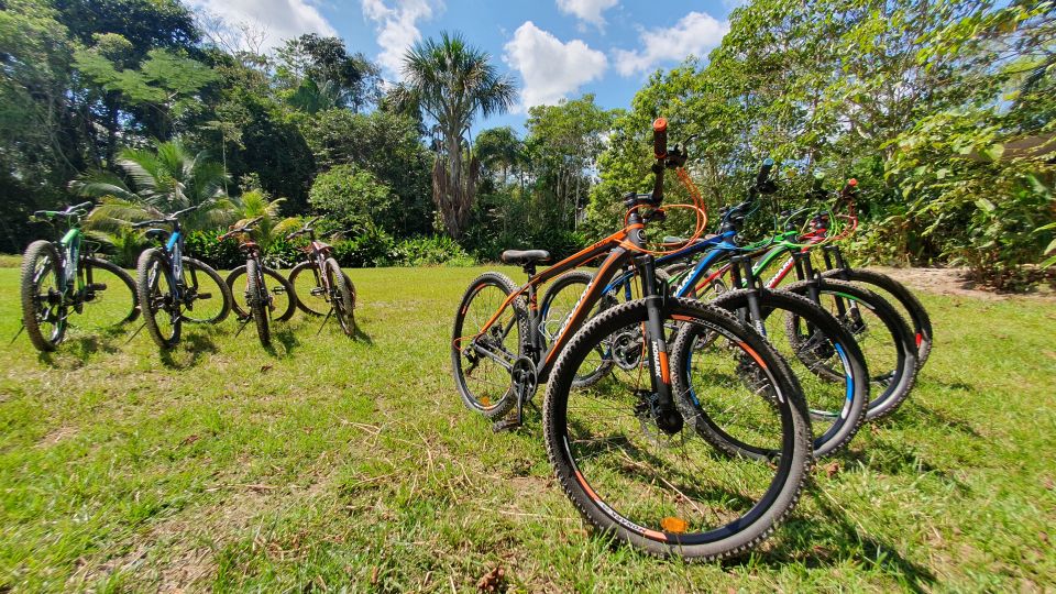 Biking in Peruvian Rainforest With Lagoon Visit