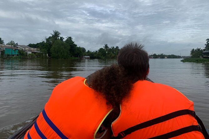 Boat Tour on Mekong River See the Sunset, Small Canal, Vegan Dinner, Street Food