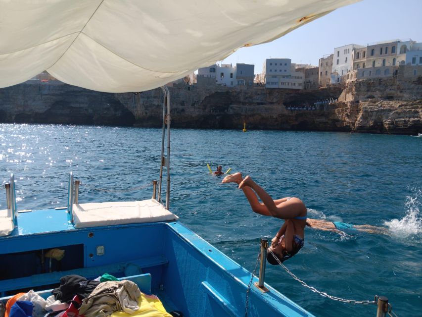 Boat Trip to Polignano a Mare (North of Monopoli)