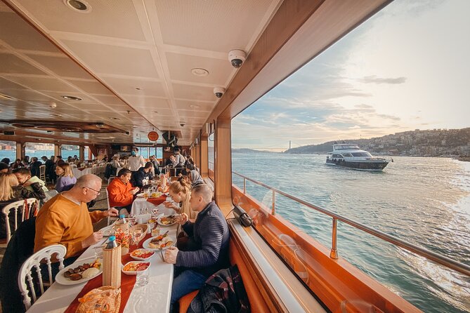 Bosphorus Dinner Cruise With Turkish Night Show (Private Table) - Cruise the Bosphorus at Sunset