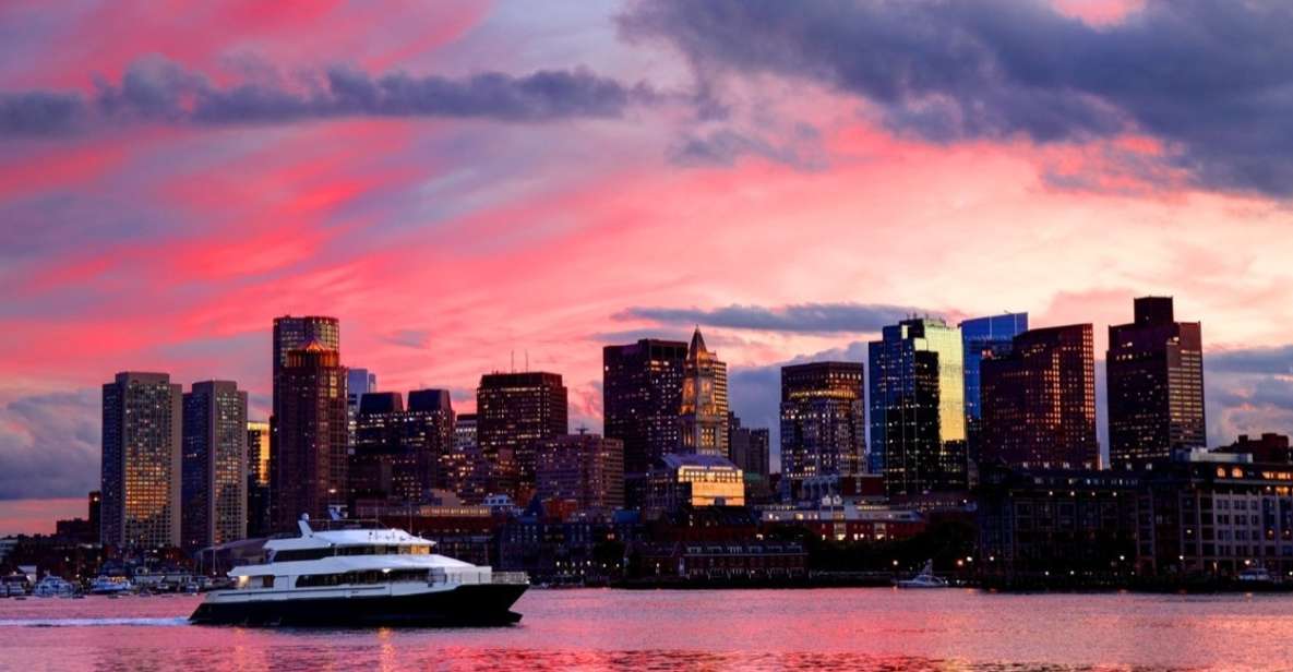 Boston: Sunset Skyline Cruise With Commentary