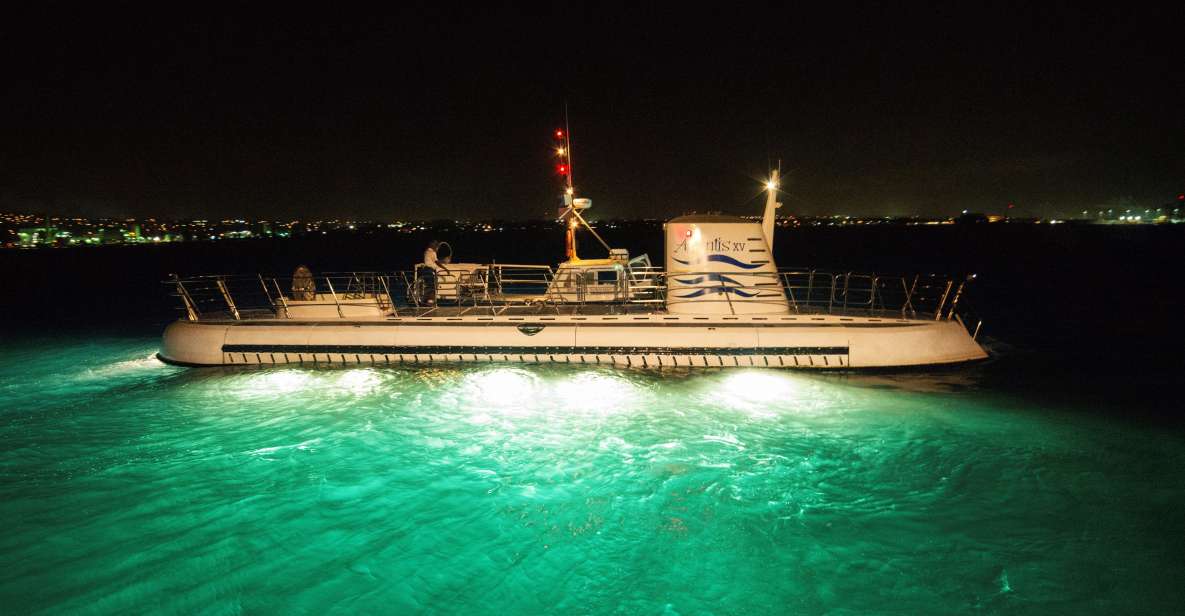 Bridgetown: Submarine Guided Night Tour