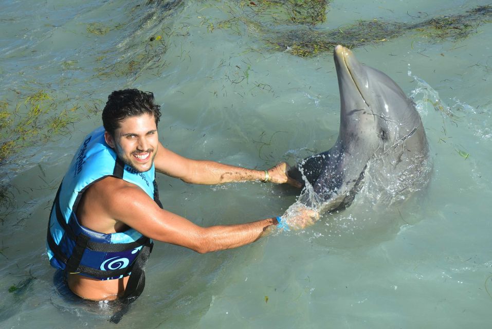 Cancun: Dolphin Swim and Garrafon Reef Park Tour With Buffet