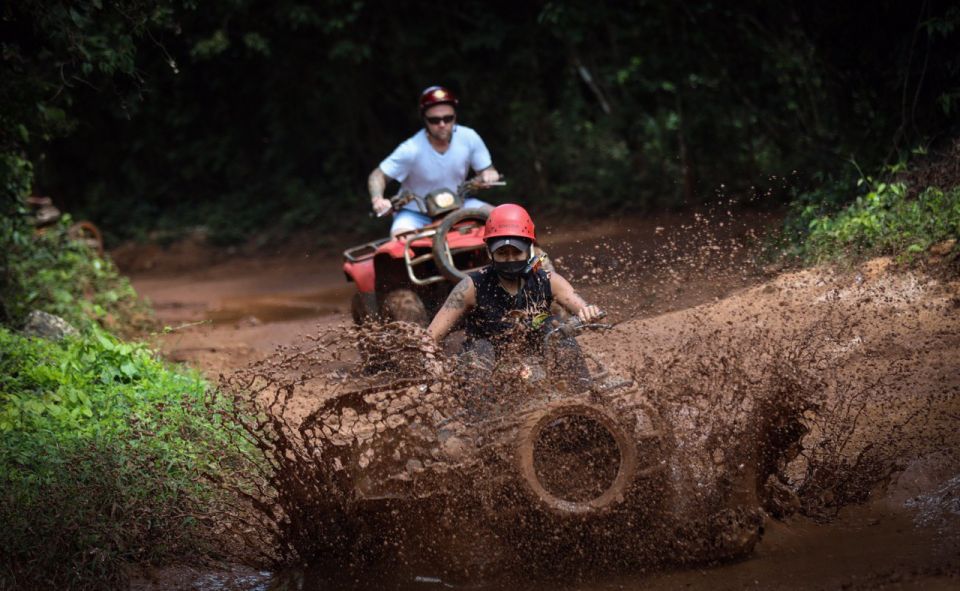 Cancun: Jungle ATV Tour, Ziplining, and Cenote Swim