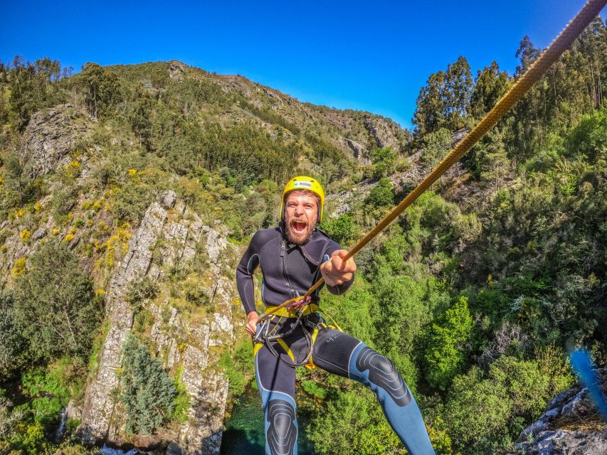 Canyoning in Ribeira Da Pena, in Góis, Coimbra