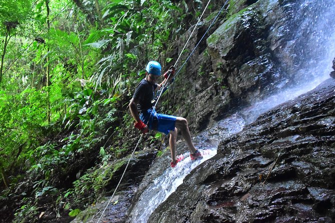 Canyoning Waterfall Rappeling Maquique Adventure Near To Arenal Volcano