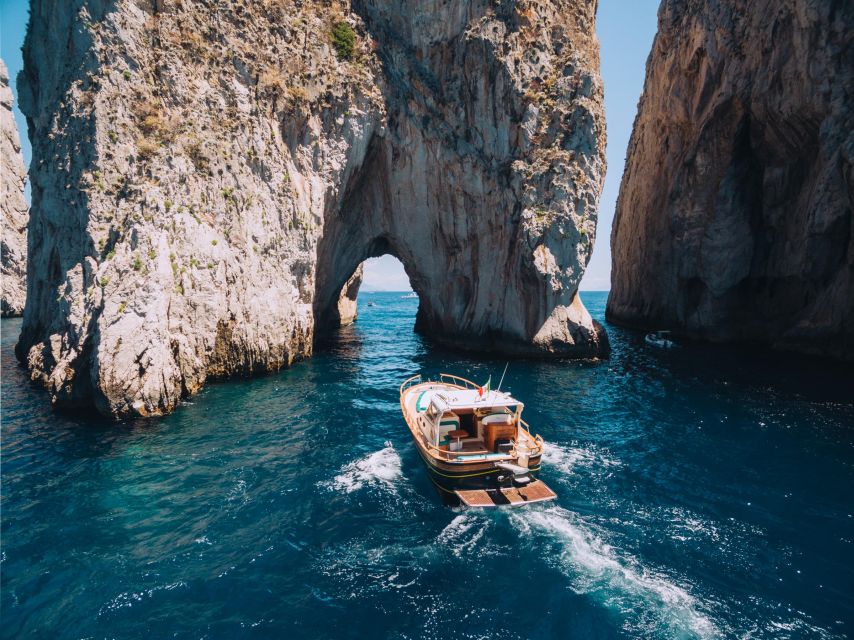 Capri and Blue Grotto: Half Day Boat Tour From Sorrento