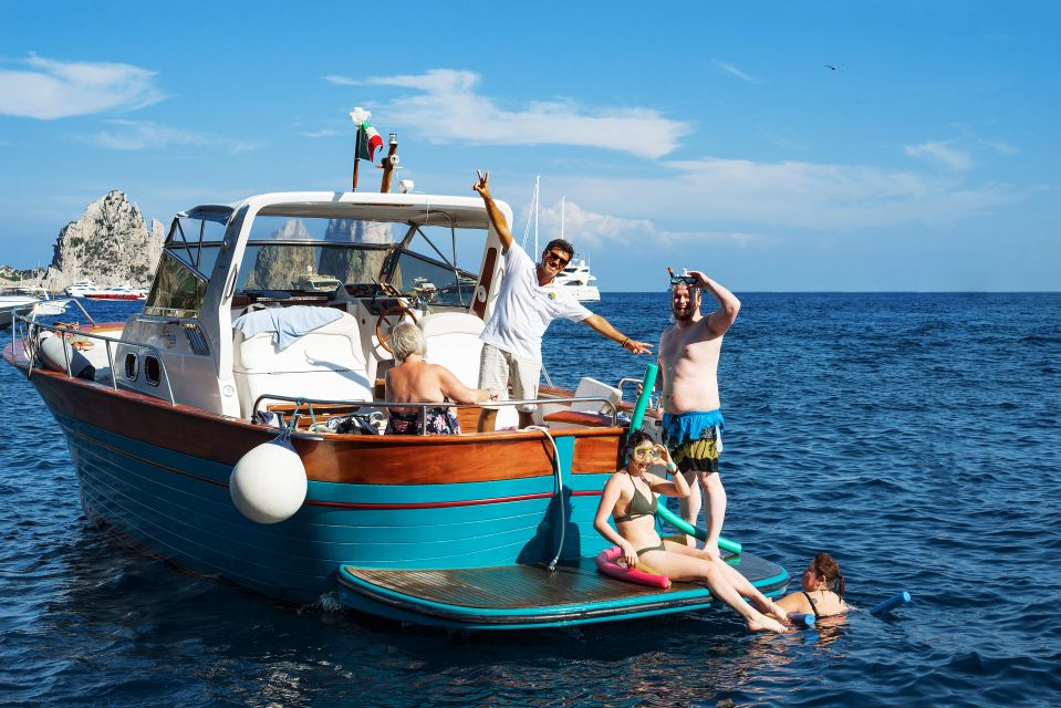 Capri: Fun & Swim With Blue Grotto – Half Day Boat Cruise