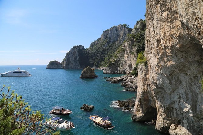 Capri Island Boat Tour From Rome by Train