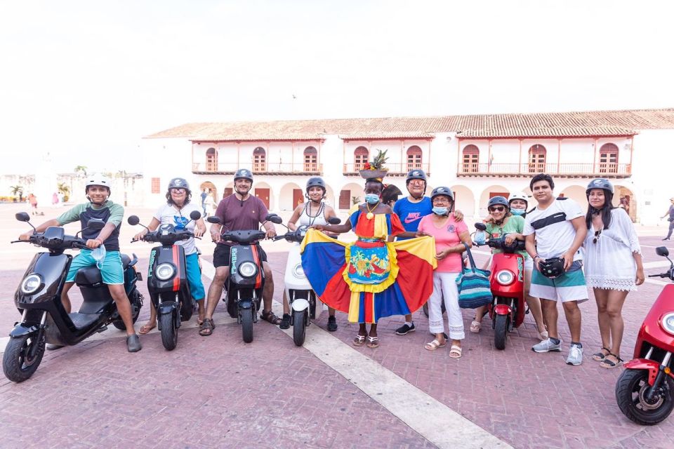 Cartagena: Historic Cartagena Tour on Electric Motorcycle