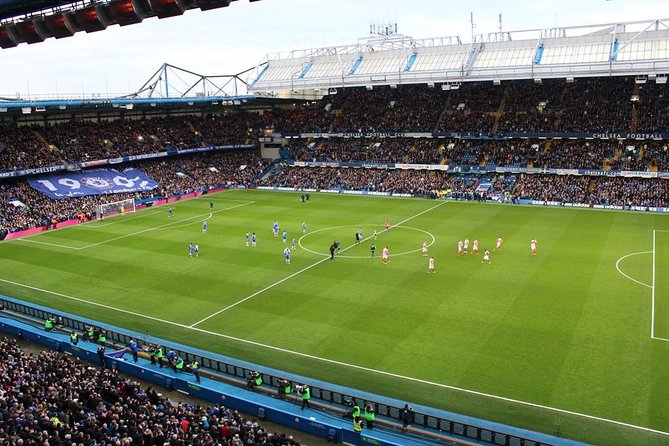 Chelsea Football Match at Stamford Bridge Stadium