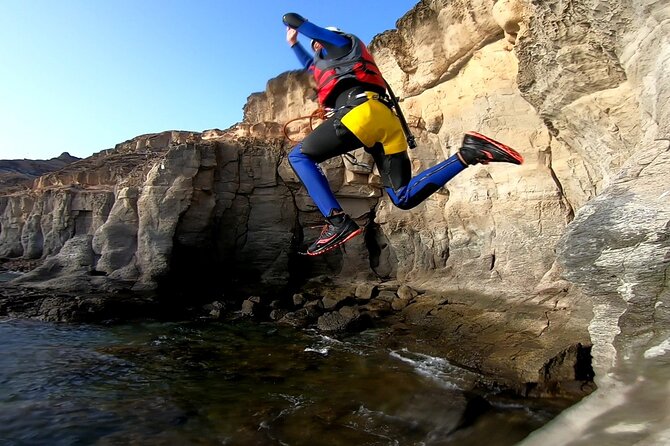 Coastering in Gran Canaria (Aquatic Route in the Ocean Cliffs)