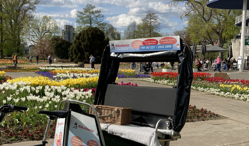 Cologne: Rickshaw Picnic and Park Tour, 2 Pers