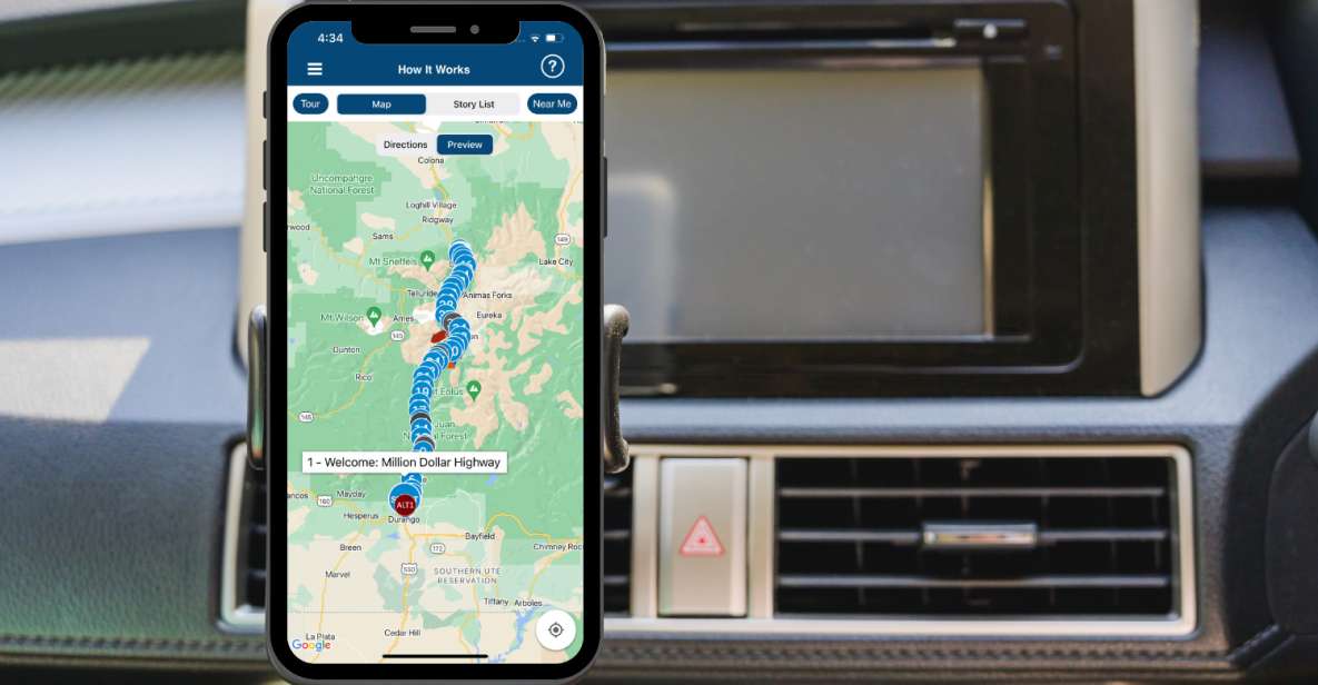 Colorado: Million Dollar Highway Self-Driving Audio Tour - Tour Overview