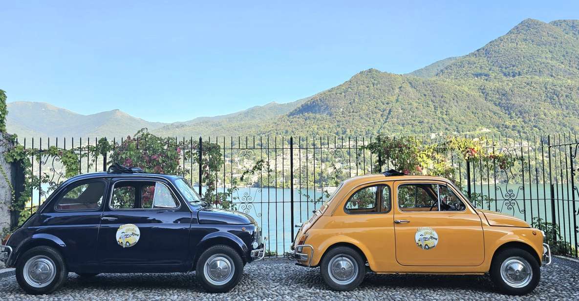 Como Lake: Historic Fiat 500 Rental