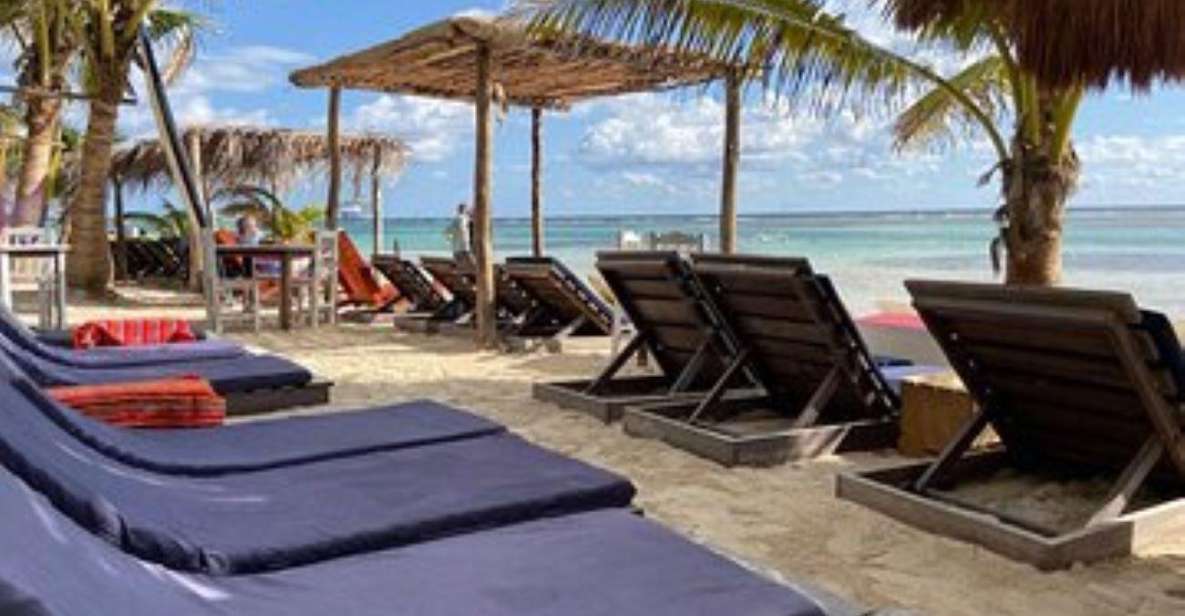 Costa Maya: VIP Beach Club Experience + Relaxing Massage