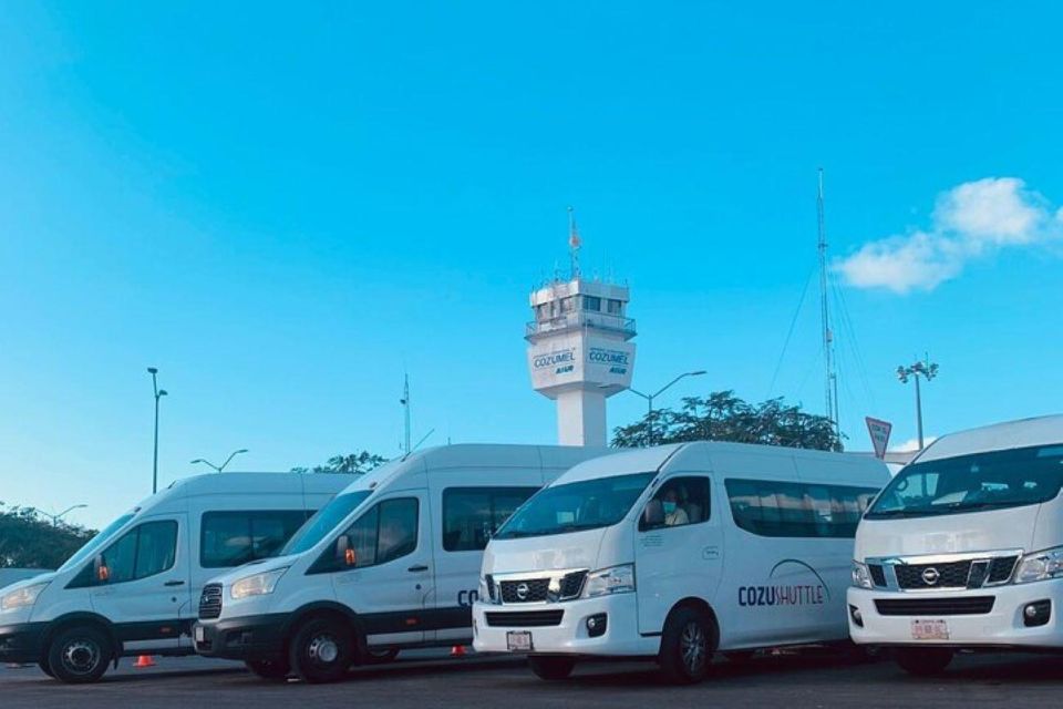 Cozumel: Shared Shuttle From Cozumel Airport to Your Hotel