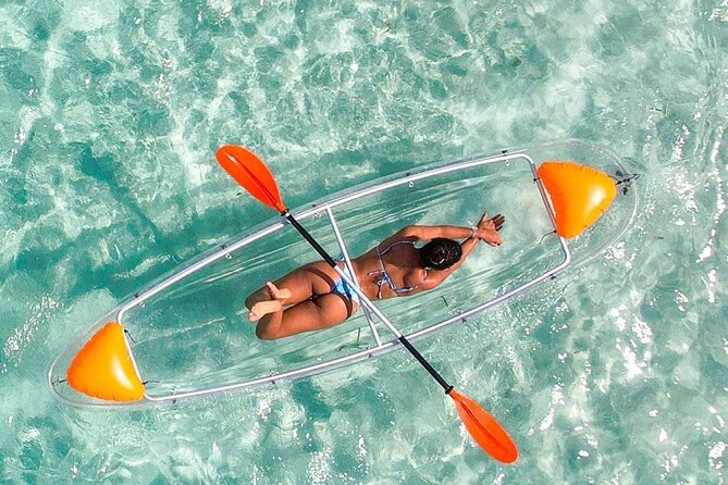 Crystal Clear Kayak Drone Photography Antigua