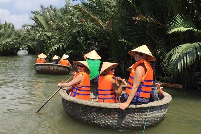 Cycling, Buffalo, Basket Boat Ride in Hoi an