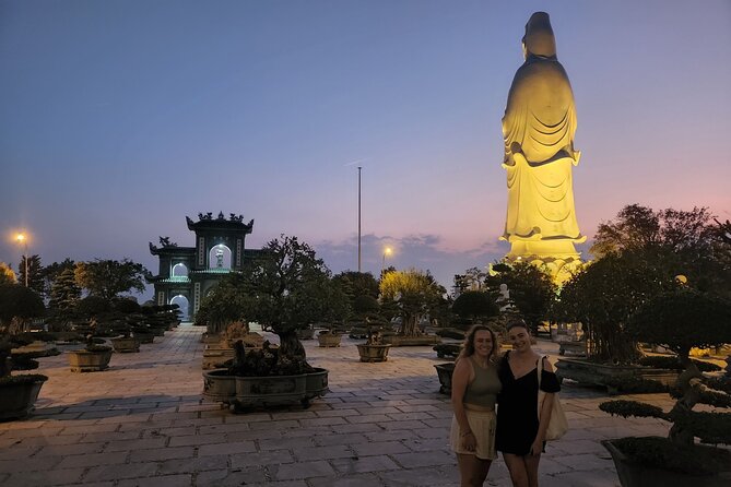 DA NANG NIGHTLIFE Tour With MARBLE MOUNTAIN & LADY BUDDHA Statue, DRAGON BRIDGE