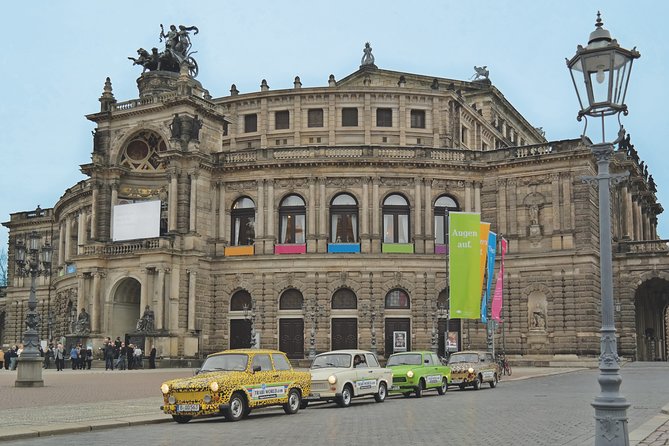 Dresden Live-Guided Self-Drive Trabi Safari City Tour 1h15min