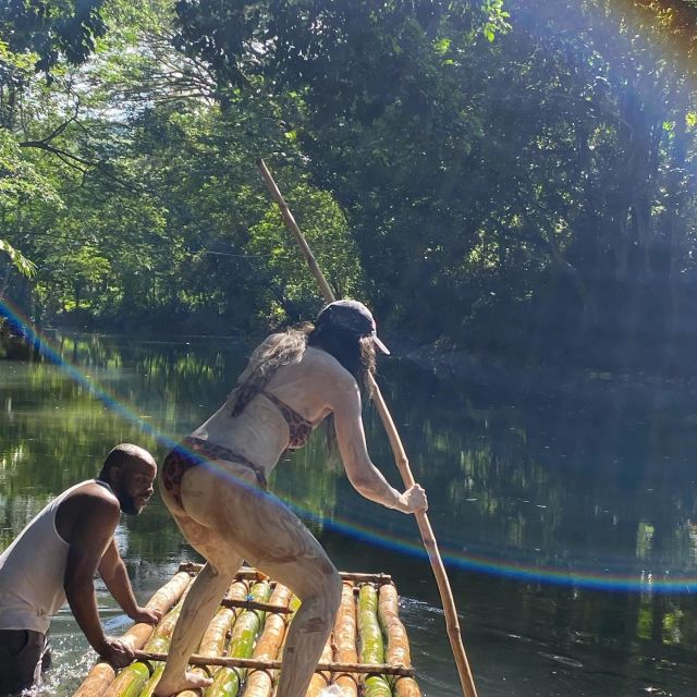 Dunn’s River Falls and Bamboo Rafting Private Tour